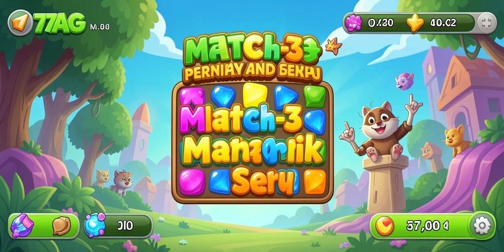 Screenshot utama dari gameplay seru di 77AG.