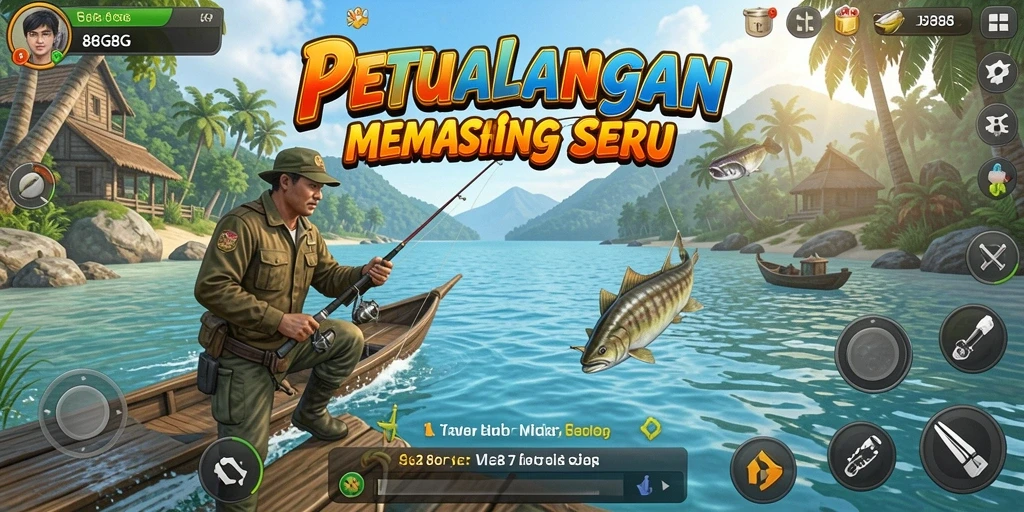 Tangkapan ikan besar di 8G8G dengan grafis menakjubkan.