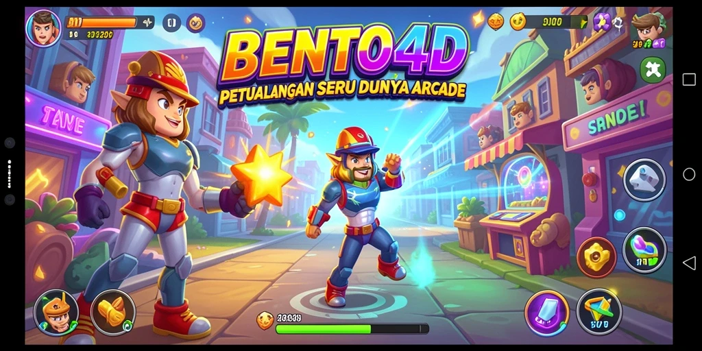 Gameplay BENTO4D yang seru dengan grafis yang menawan.