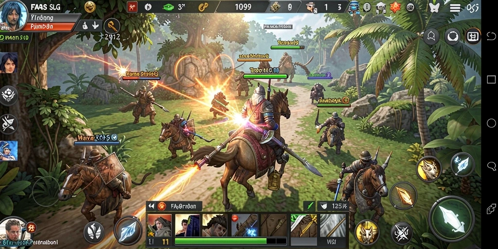 Tampilan gameplay SLG yang menarik dan menantang di FA99.