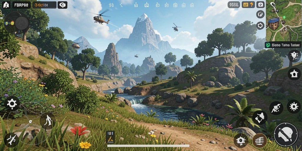 Tampilan gameplay menarik dari <strong>FBRP88</strong> di dunia terbuka.