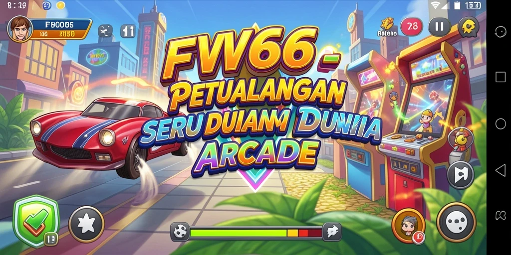 Tangkapan layar dari gameplay Arcade yang menegangkan di FW66.