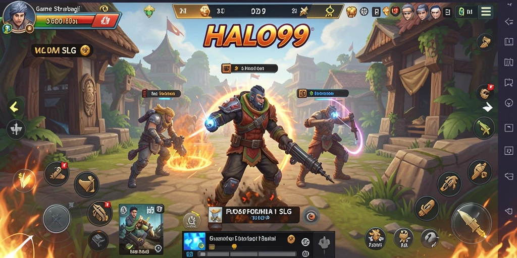 Tangkapan layar gameplay HALO99 yang menampilkan strategi seru.
