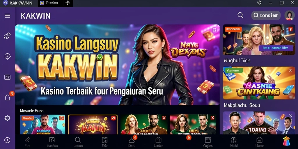 Gambaran gameplay menarik di KAKWIN Live Casino.