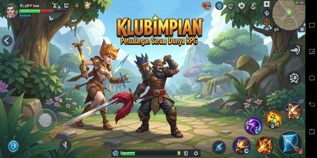 Tampilan gameplay RPG yang menarik dan penuh aksi.