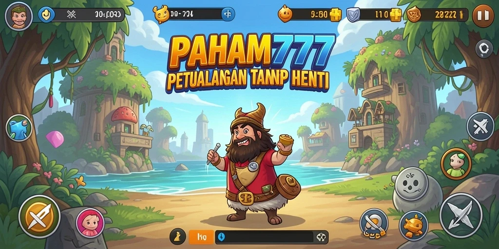 Tampak gameplay seru dan menarik di PAHAM777.