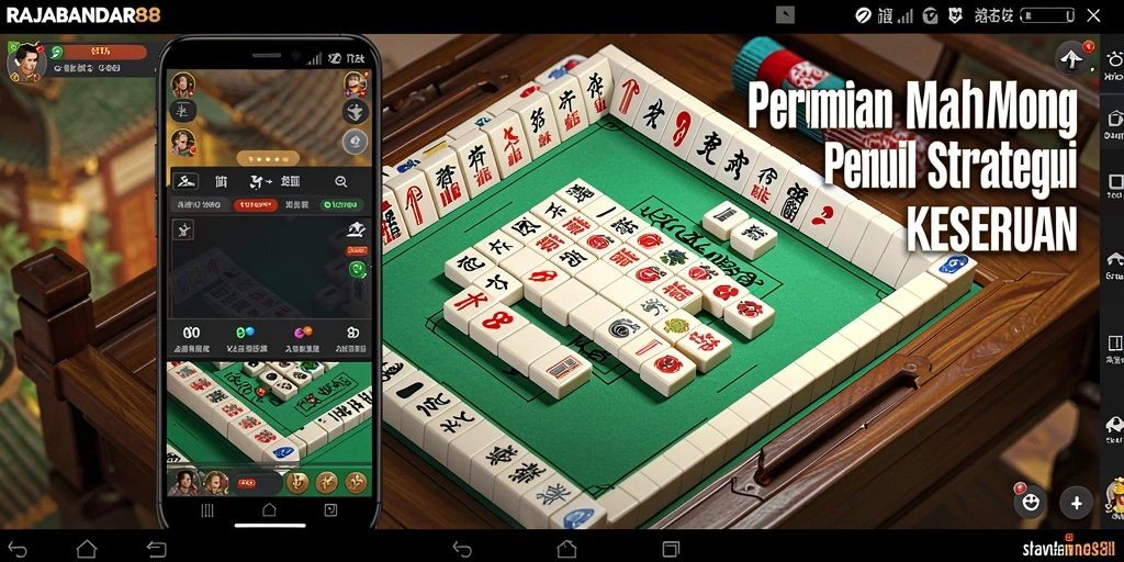 Tampilan menarik saat bermain RAJABANDAR88 dengan gameplay Mahjong yang seru.