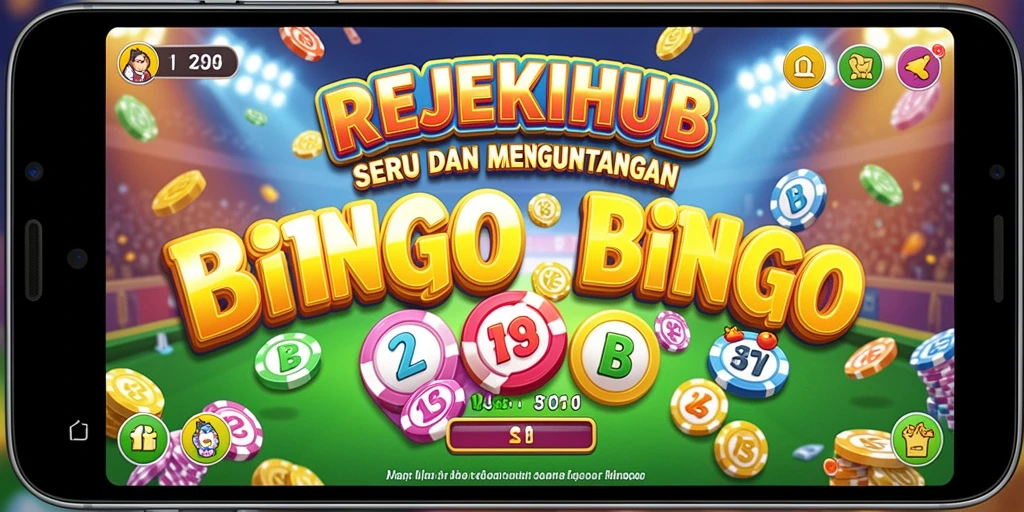 Tampilan gameplay seru di REJEKIHUB saat bermain Bingo.