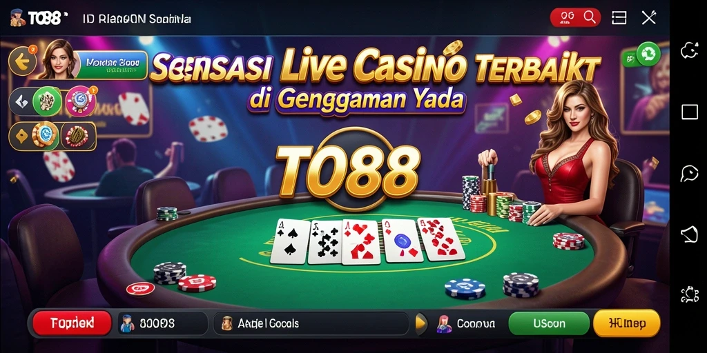 Tangkapan layar gameplay TO88 yang mendebarkan di Live Casino.