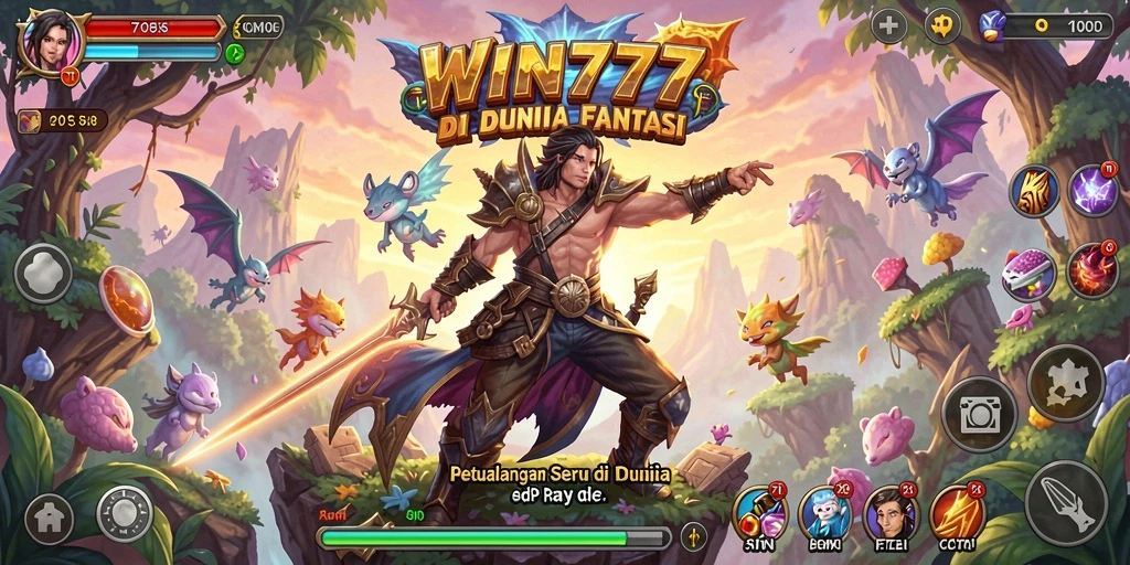 Gameplay seru di dunia petualangan fantastis WIN777.